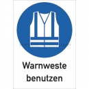 Gebotsschilder: Kombischild Warnweste benutzen (ISO 7010)